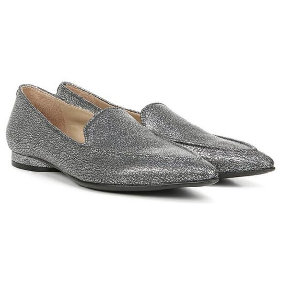 Naturalizer Shoes - Naturalizer Haines Silver Flats Loafers Size 6.5M NWOB